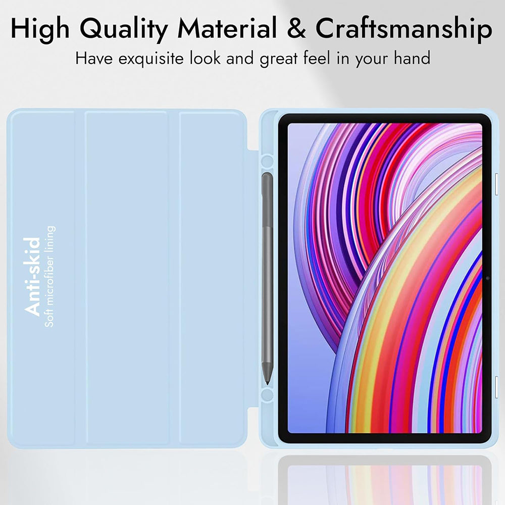 Pouzdro pro Xiaomi Redmi Pad 2 Pro, Techsuit, Flex Trifold, Modrá