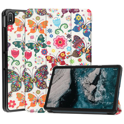 Pouzdro pro Xiaomi Redmi Pad 2, Techsuit, FoldPro Butterfly, vícebarevné