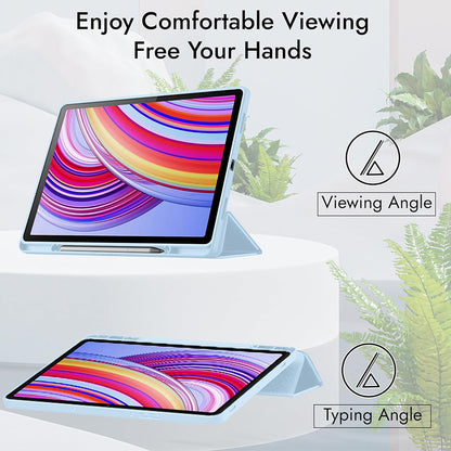 Pouzdro pro Xiaomi Redmi Pad Pro / Pad / Pad Pro 5G, Techsuit, Flex Trifold, Tmavě modré