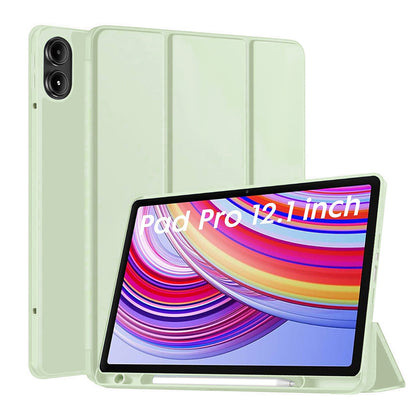 Pouzdro pro Xiaomi Redmi Pad Pro / Pad / Pad Pro 5G, Techsuit, Flex Trifold, Zelená Matcha