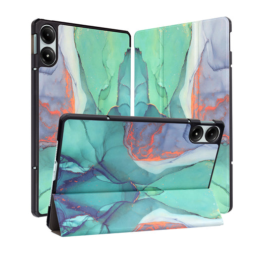 Pouzdro pro Xiaomi Redmi Pad Pro / Pad / Pad Pro 5G, Techsuit, FoldPro Green Time, vícebarevné