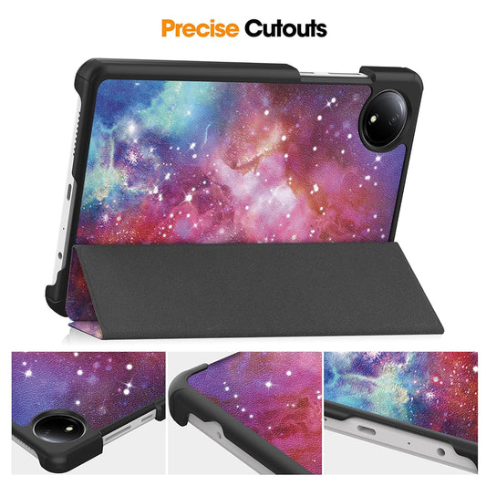 Pouzdro pro Xiaomi Redmi Pad SE 8.7, Techsuit, FoldPro Galaxy, vícebarevné