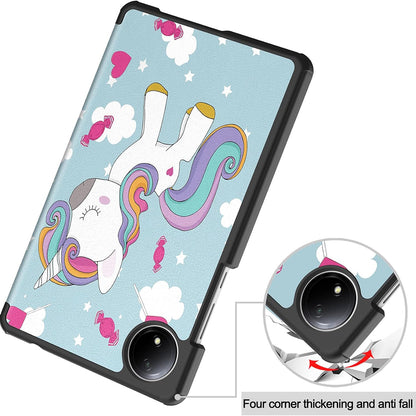 Pouzdro pro Xiaomi Redmi Pad SE 8.7, Techsuit, FoldPro Unicorn, vícebarevné