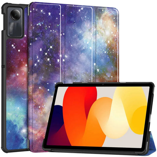 Pouzdro pro Xiaomi Redmi Pad SE, Techsuit, FoldPro Galaxy, vícebarevné