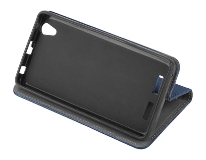 Pouzdro pro Samsung Galaxy A22 5G A226, OEM, Smart Magnet, Tmavě modré