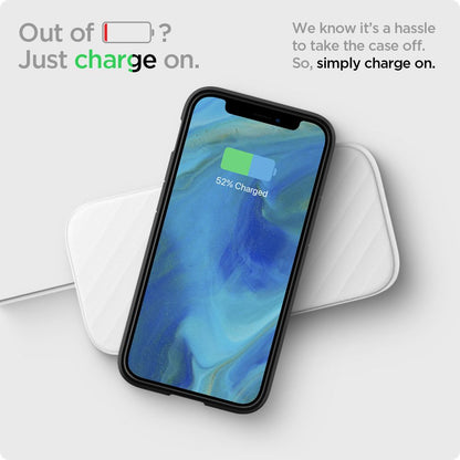 Pouzdro pro Apple iPhone 12 / 12 Pro, Spigen, Ultra Hybrid, Černé ACS01703