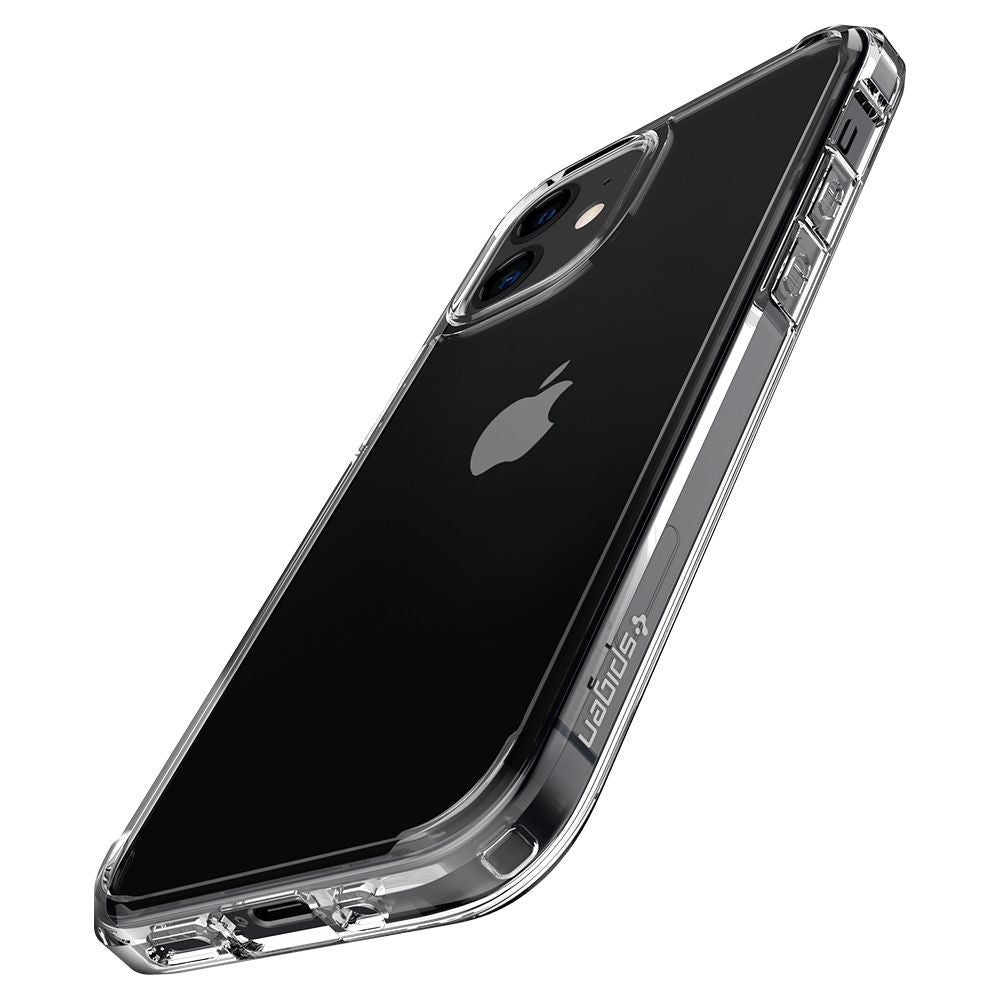 Pouzdro pro Apple iPhone 12 / 12 Pro, Spigen, Ultra Hybrid, Transparentní ACS01702