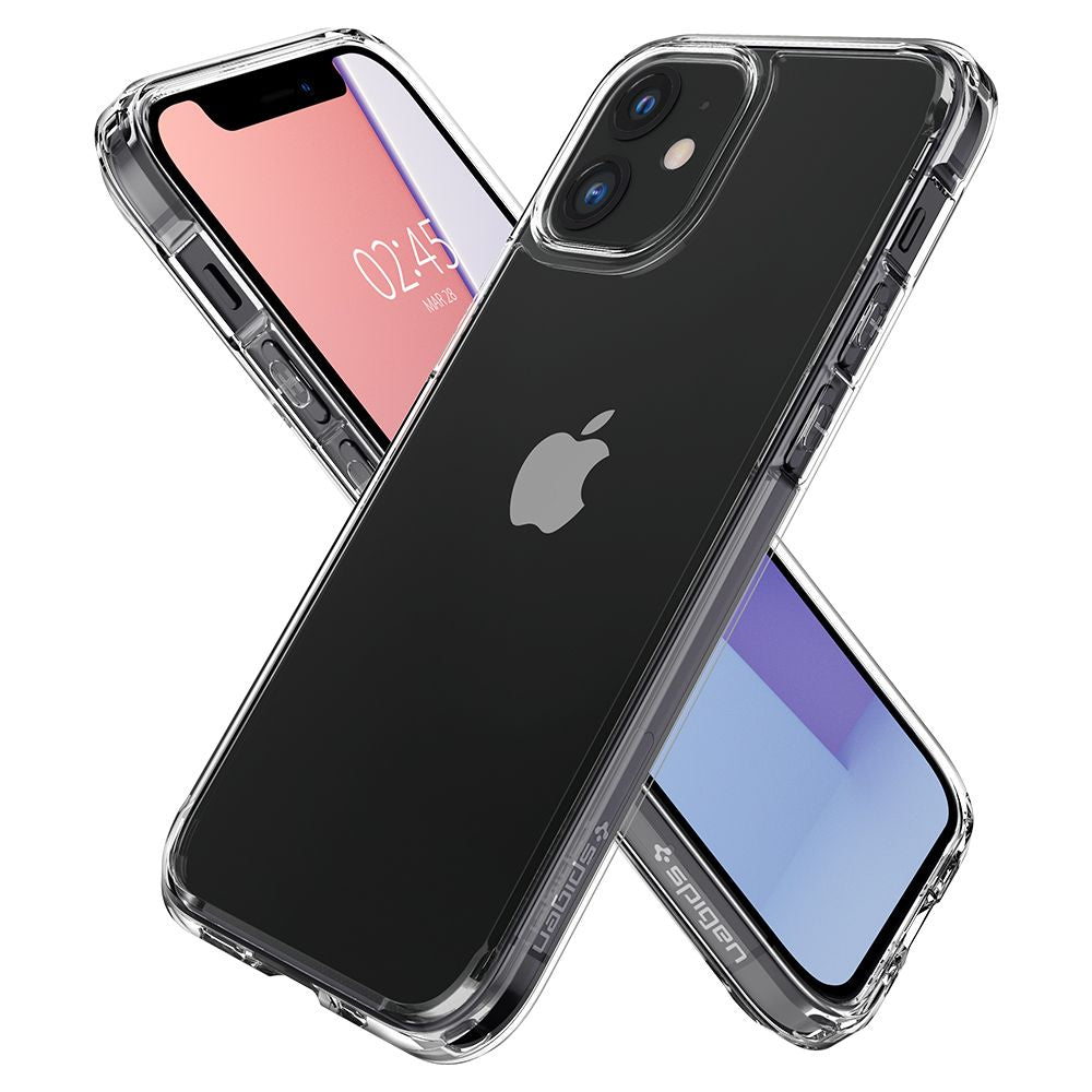 Pouzdro pro Apple iPhone 12 / 12 Pro, Spigen, Ultra Hybrid, Transparentní ACS01702