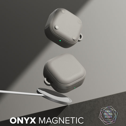 Pouzdro Ringke Onyx Magnetic pro Samsung Galaxy Buds4 Pro, šedé