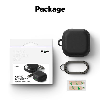 Pouzdro Ringke Onyx Magnetic pro Samsung Galaxy Buds4 / Buds4 Pro, Černé