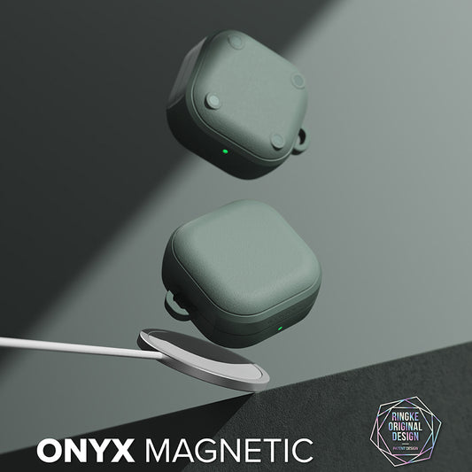 Pouzdro Ringke Onyx Magnetic pro Samsung Galaxy Buds4 / Buds4 Pro, zelené