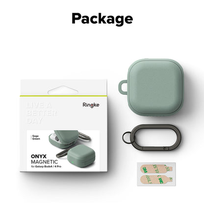 Pouzdro Ringke Onyx Magnetic pro Samsung Galaxy Buds4 / Buds4 Pro, zelené