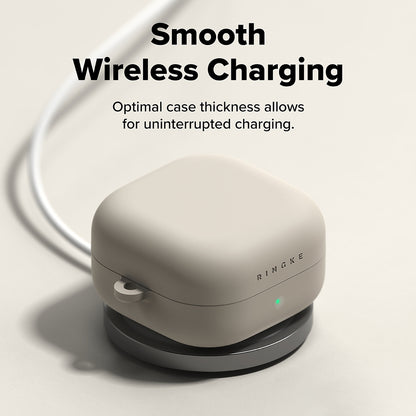 Pouzdro Ringke pro Samsung Galaxy Buds 4 Pro, Krémové