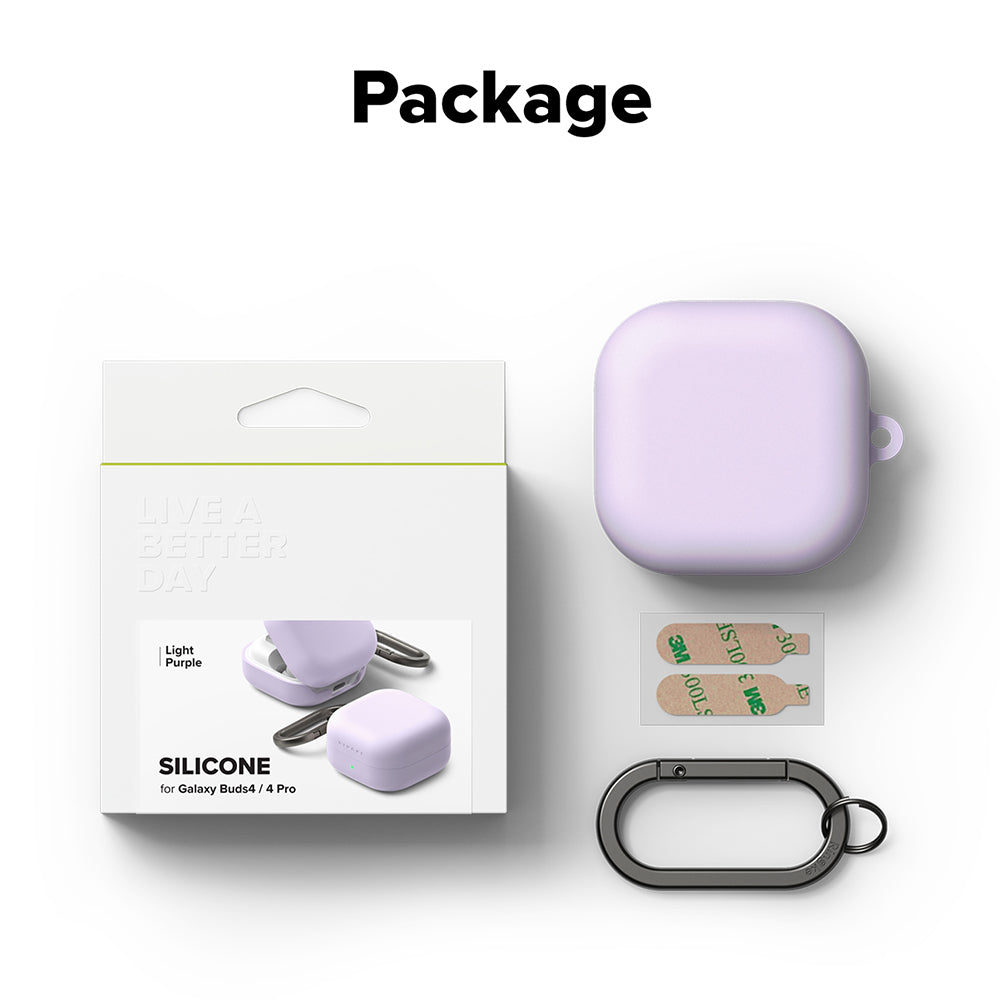 Pouzdro Ringke pro Samsung Galaxy Buds 4 Pro, Světle fialové