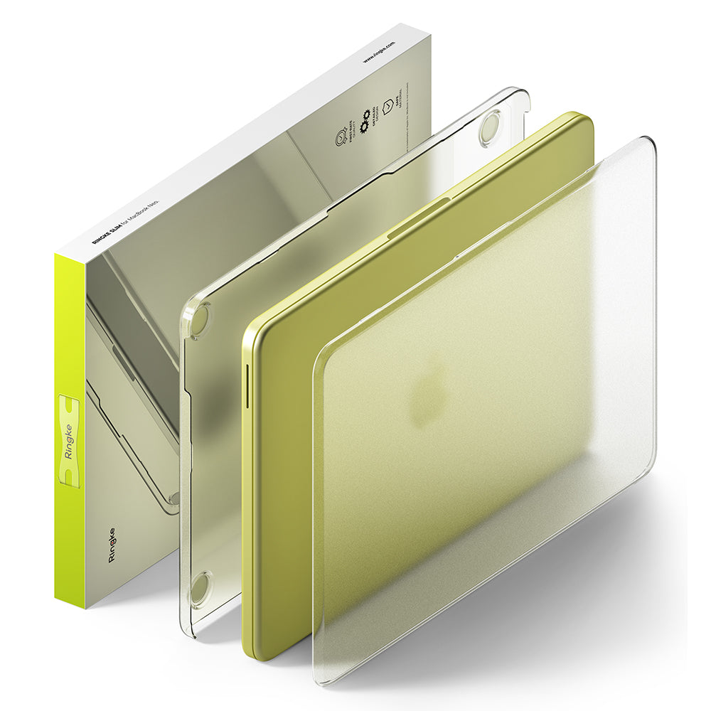 Pouzdro Ringke Slim pro Apple MacBook Neo 13″, matně průhledné.