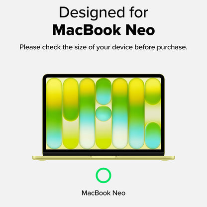 Pouzdro Ringke Slim pro Apple MacBook Neo 13″, matně průhledné.