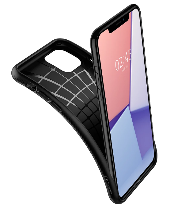 Pouzdro pro Apple iPhone 11, Spigen, Liquid Air, Černá