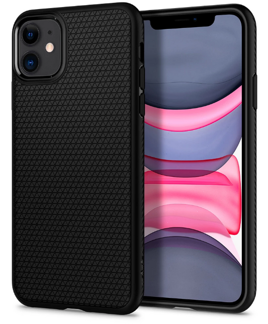 Pouzdro pro Apple iPhone 11, Spigen, Liquid Air, Černá 076CS27184