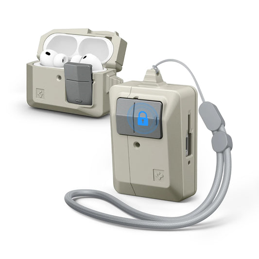 Pouzdro Spigen Classic LS pro Apple AirPods Pro 3, Krémové ACS10978