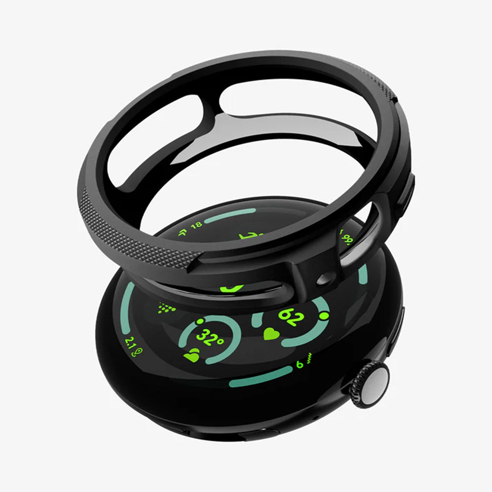 Pouzdro Spigen Liquid Air pro Google Pixel Watch 4 45mm, Matná černá ACS11222