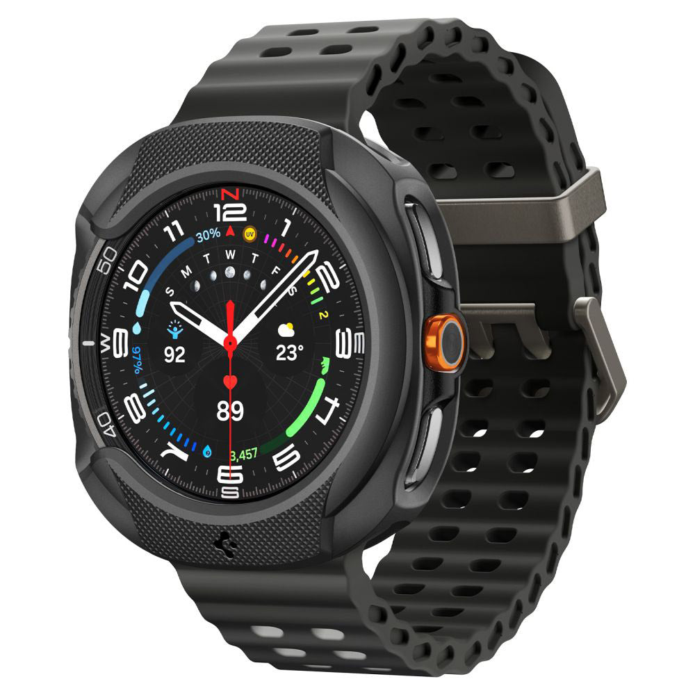 Spigen Liquid Air Case for Samsung Galaxy Watch8 Classic, Matte Black ACS09841