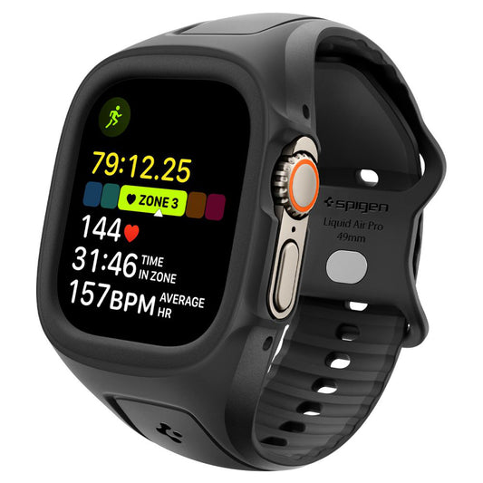Pouzdro Spigen Liquid Air Pro pro Apple Watch Ultra Series, černé ACS05463