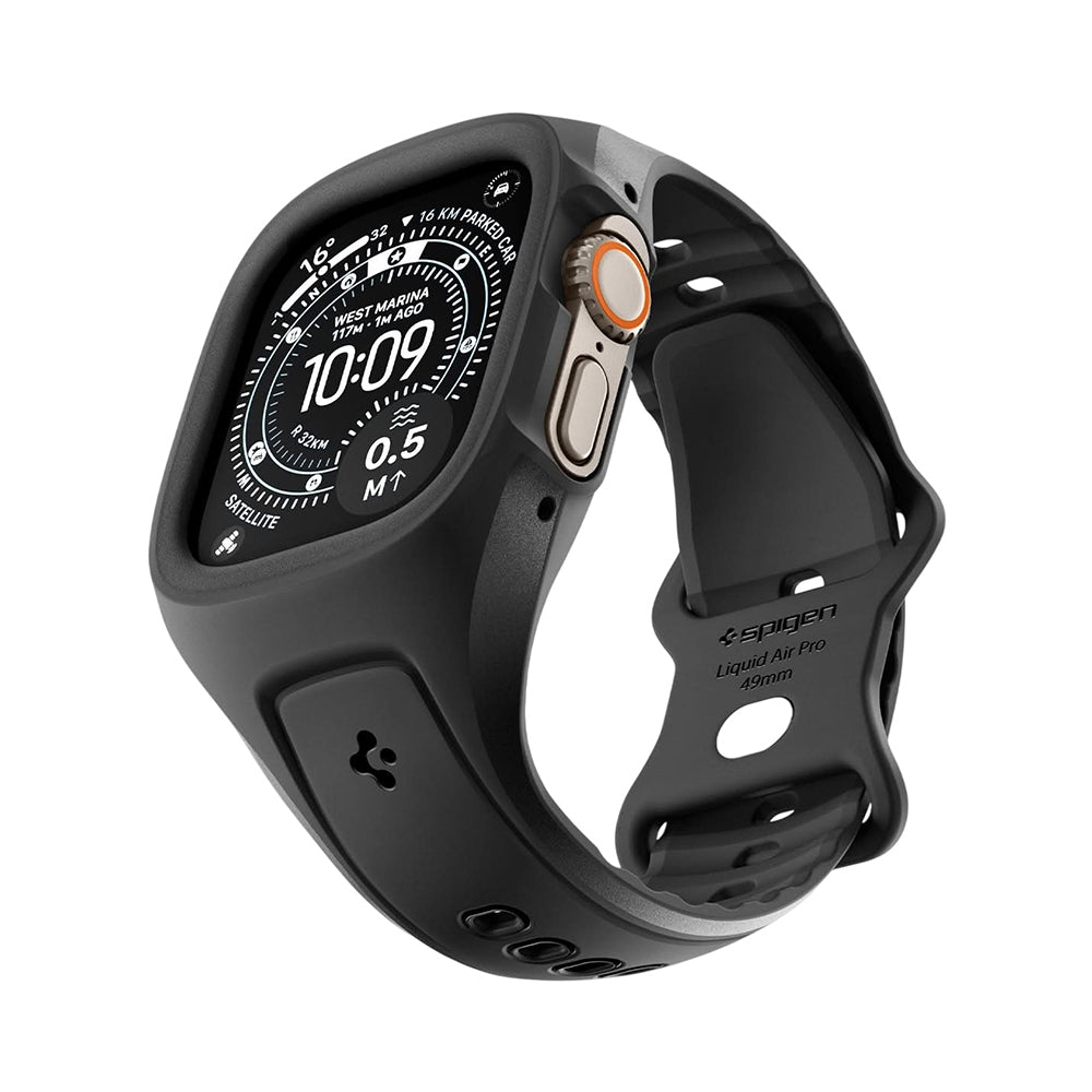 Pouzdro Spigen Liquid Air Pro pro Apple Watch Ultra Series, černé ACS05463