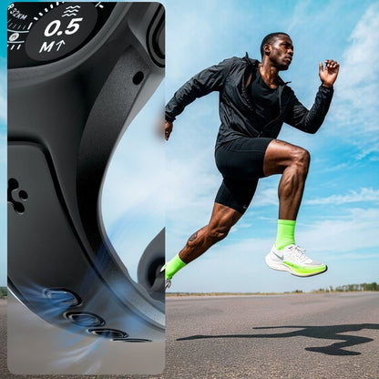 Pouzdro Spigen Liquid Air Pro s ochrannou fólií pro Apple Watch Ultra Series, matná černá ACS11416