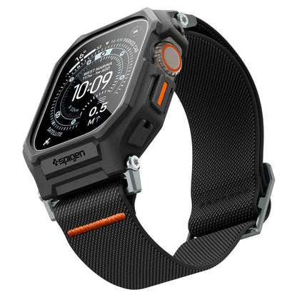 Pouzdro Spigen Lite Fit Pro s ochrannou fólií pro Apple Watch Ultra Series, matná černá ACS11415