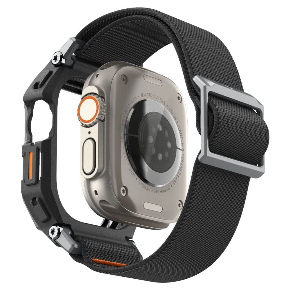 Pouzdro Spigen Lite Fit Pro s ochrannou fólií pro Apple Watch Ultra Series, matná černá ACS11415