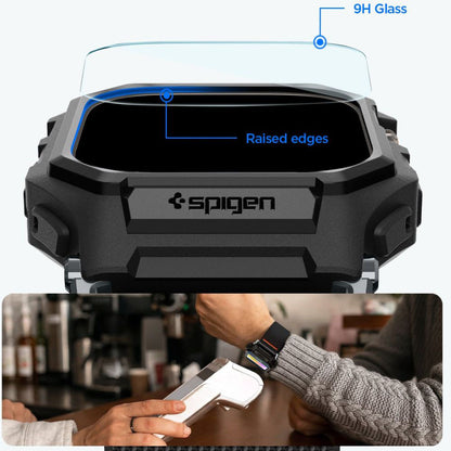 Pouzdro Spigen Lite Fit Pro s ochrannou fólií pro Apple Watch Ultra Series, matná černá ACS11415