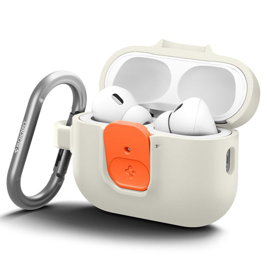 Pouzdro Spigen Nano Pop pro Apple AirPods Pro 3, Béžově Oranžové