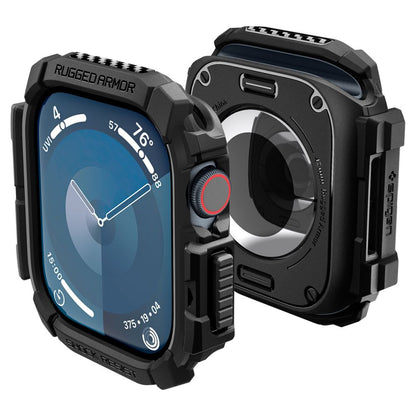 Pouzdro Spigen Rugged Armor pro Apple Watch Series 10 / 11 42mm, Černé ACS08585