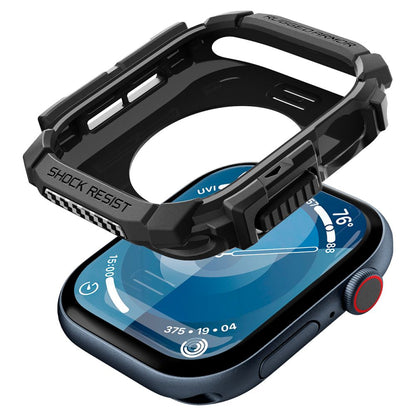 Pouzdro Spigen Rugged Armor pro Apple Watch Series 10 / 11 42mm, Černé ACS08585