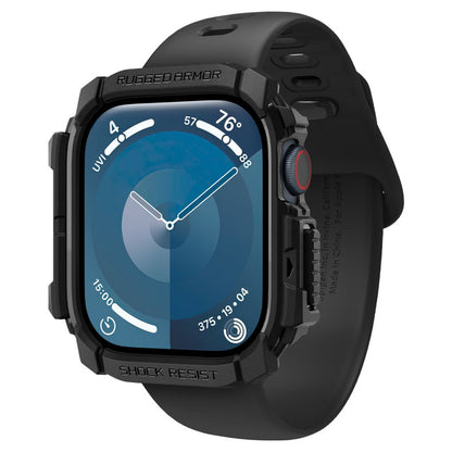 Pouzdro Spigen Rugged Armor pro Apple Watch Series 10 / 11 42mm, Černé ACS08585