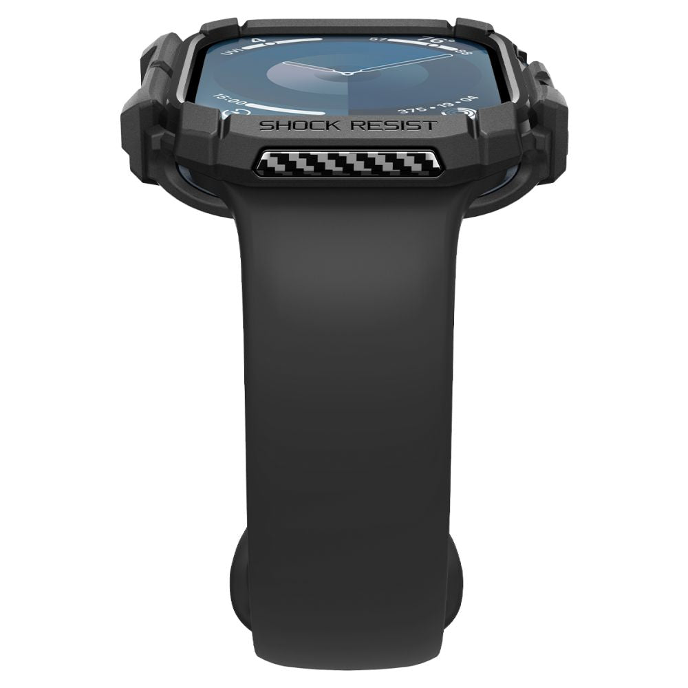 Pouzdro Spigen Rugged Armor pro Apple Watch Series 10 / 11 42mm, Černé ACS08585