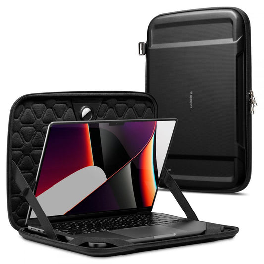 Pouzdro Spigen Rugged Armor pro notebook 13palců - 14palců, černé AFA04270