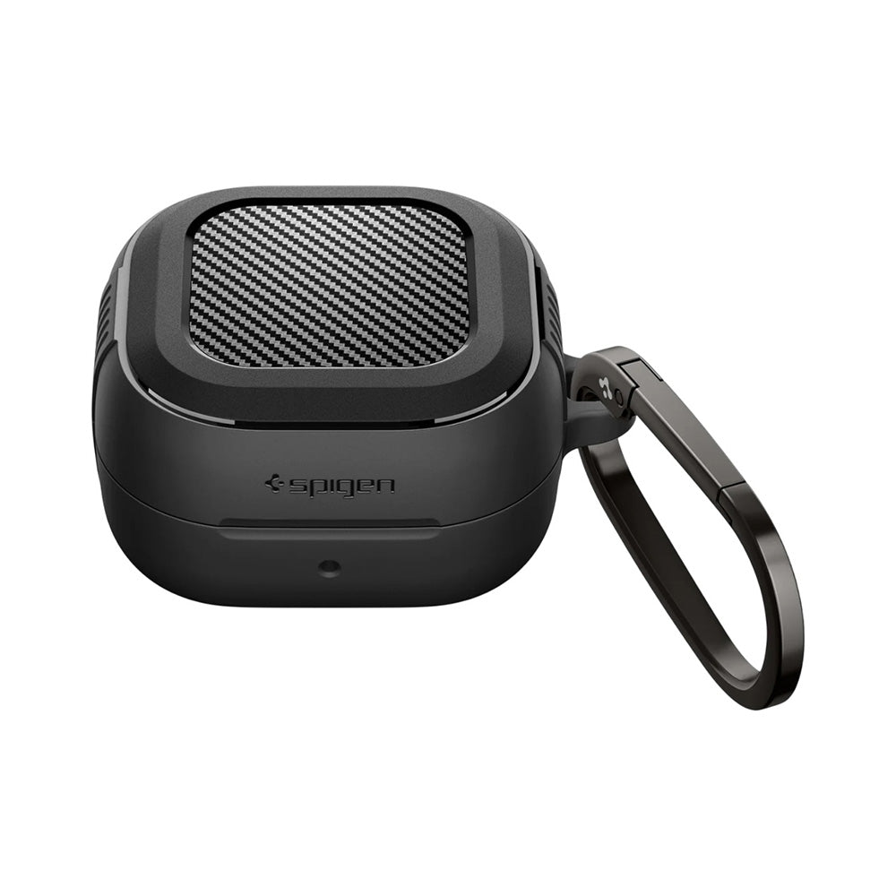 Pouzdro Spigen Rugged Armor pro Samsung Galaxy Buds4 / Buds4 Pro, Matně černé ACS11200