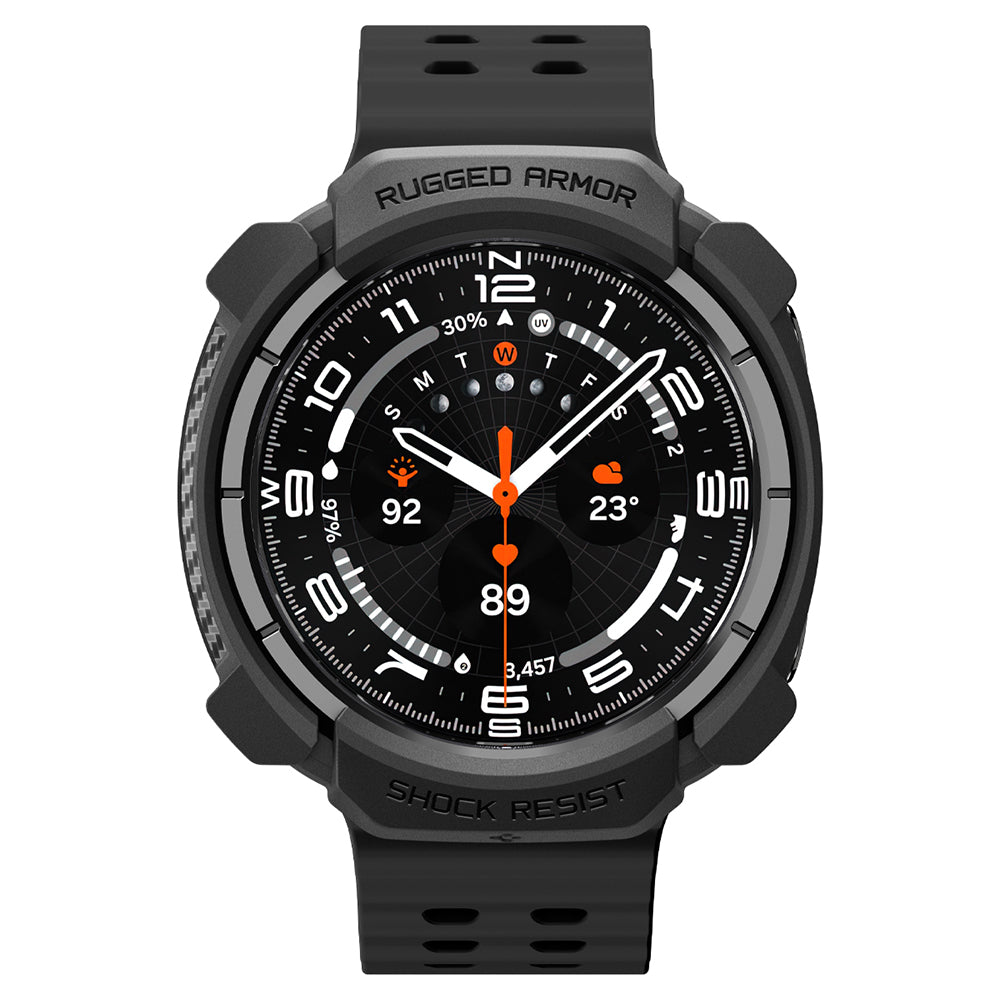 Pouzdro Spigen Rugged Armor pro Samsung Galaxy Watch Ultra2, matná černá ACS11611