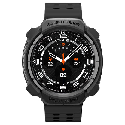 Pouzdro Spigen Rugged Armor pro Samsung Galaxy Watch Ultra2, matná černá ACS11611