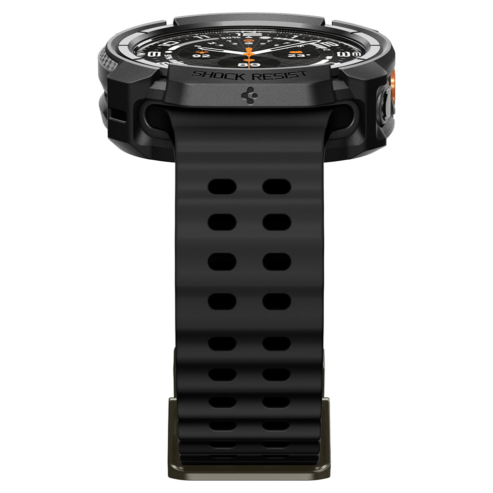 Pouzdro Spigen Rugged Armor pro Samsung Galaxy Watch Ultra2, matná černá ACS11611
