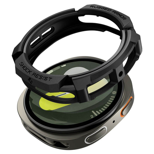 Pouzdro Spigen Rugged Armor pro Samsung Galaxy Watch8 40mm, Černé ACS10004