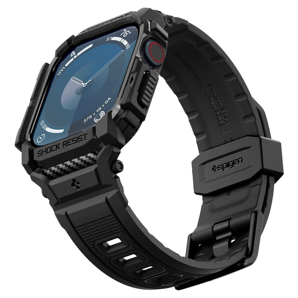 Pouzdro Spigen Rugged Armor Pro pro Apple Watch Series 10 42mm, Matně černé ACS08591