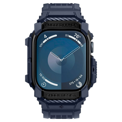 Pouzdro Spigen Rugged Armor Pro pro Apple Watch Series 10 / 11 46mm, Námořnická modř
