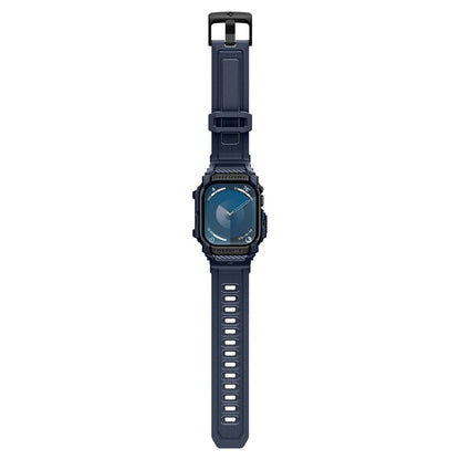 Pouzdro Spigen Rugged Armor Pro pro Apple Watch Series 10 / 11 46mm, Námořnická modř