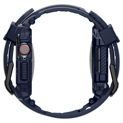 Pouzdro Spigen Rugged Armor Pro pro Apple Watch Series 10 / 11 46mm, Námořnická modř