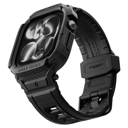 Pouzdro Spigen Rugged Armor Pro pro Apple Watch Series 12 42mm, Matná černá ACS11883