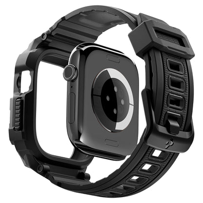 Pouzdro Spigen Rugged Armor Pro pro Apple Watch Series 12 42mm, Matná černá ACS11883