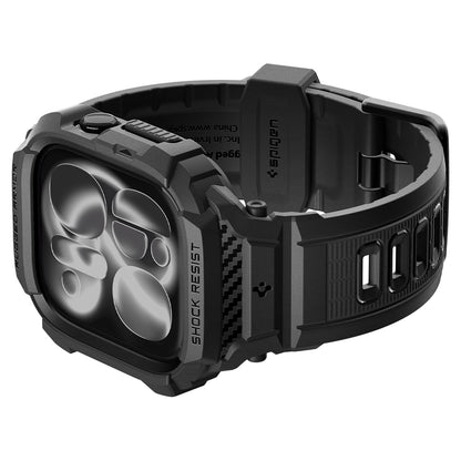 Pouzdro Spigen Rugged Armor Pro pro Apple Watch Series 12 42mm, Matná černá ACS11883