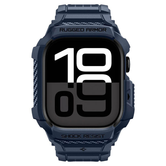 Pouzdro Spigen Rugged Armor Pro V2 pro Apple Watch Series 10 / 11 42mm, Námořnická modř ACS10495